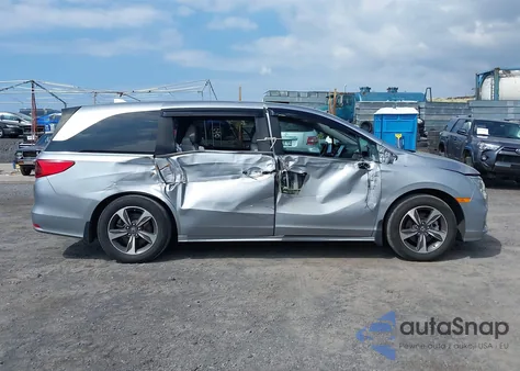 2019 Honda Odyssey Touring из США, поврежденный, VIN 5FNRL6H81KB070459